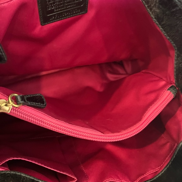 Coach Bag Black divided sections - Picture 4 of 5